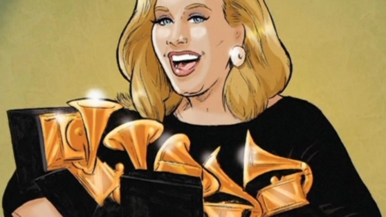 Adele gets animated in new comic book