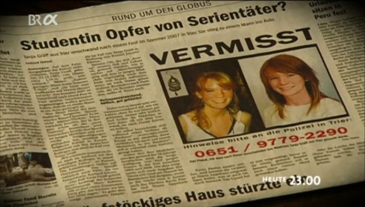 BR Alpha Trailer Verschwunden am 17 September 2013 / Fall Tanja Gräff ?!