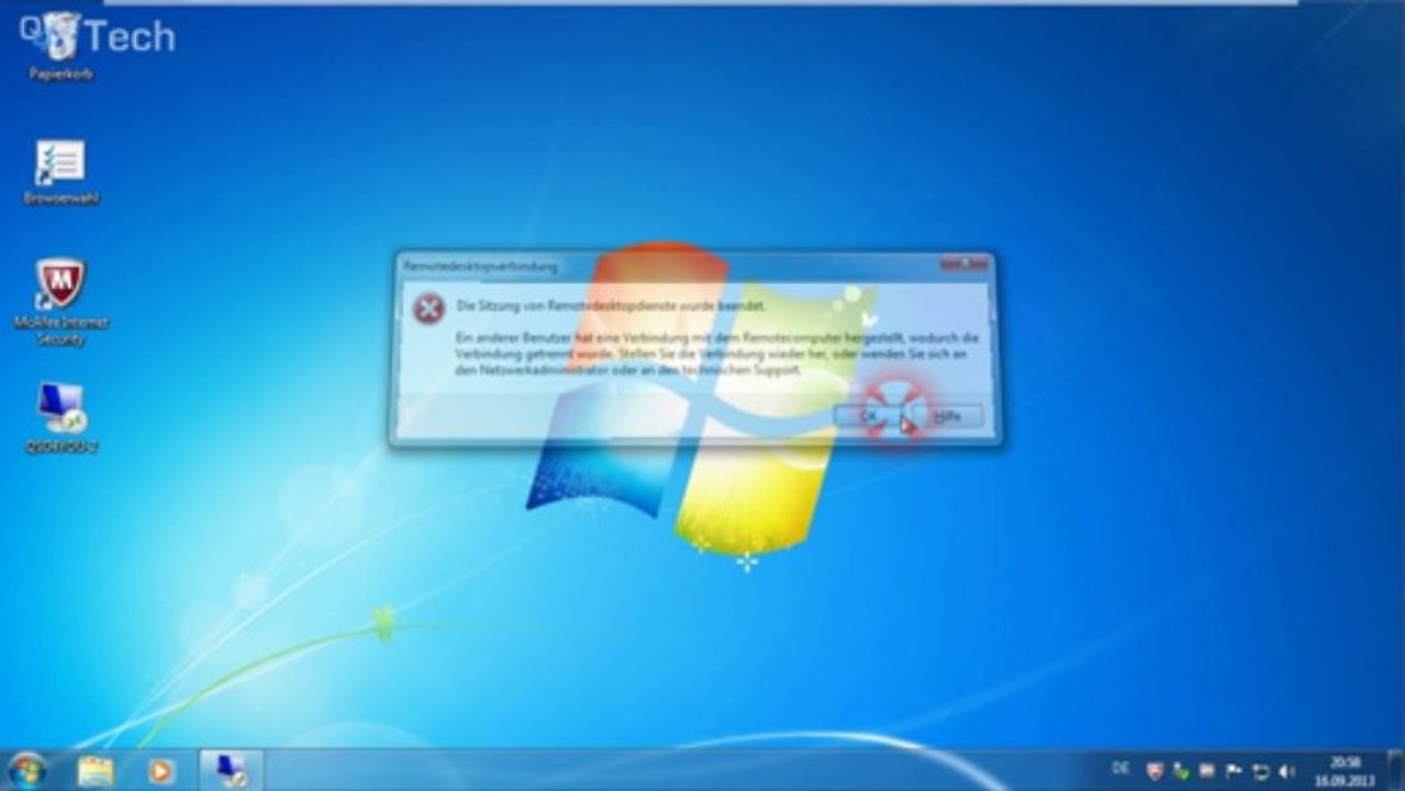 Remotedesktopverbindungen unter windows 7 nutzen - qso4you tech #tutorial