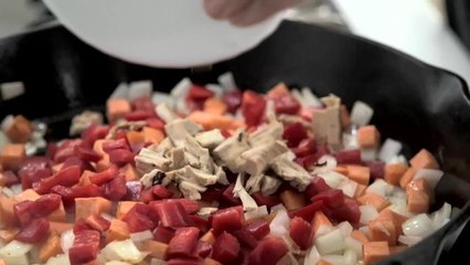 Tastes Like Chicken - Chicken-Free + Sweet Potato Hash