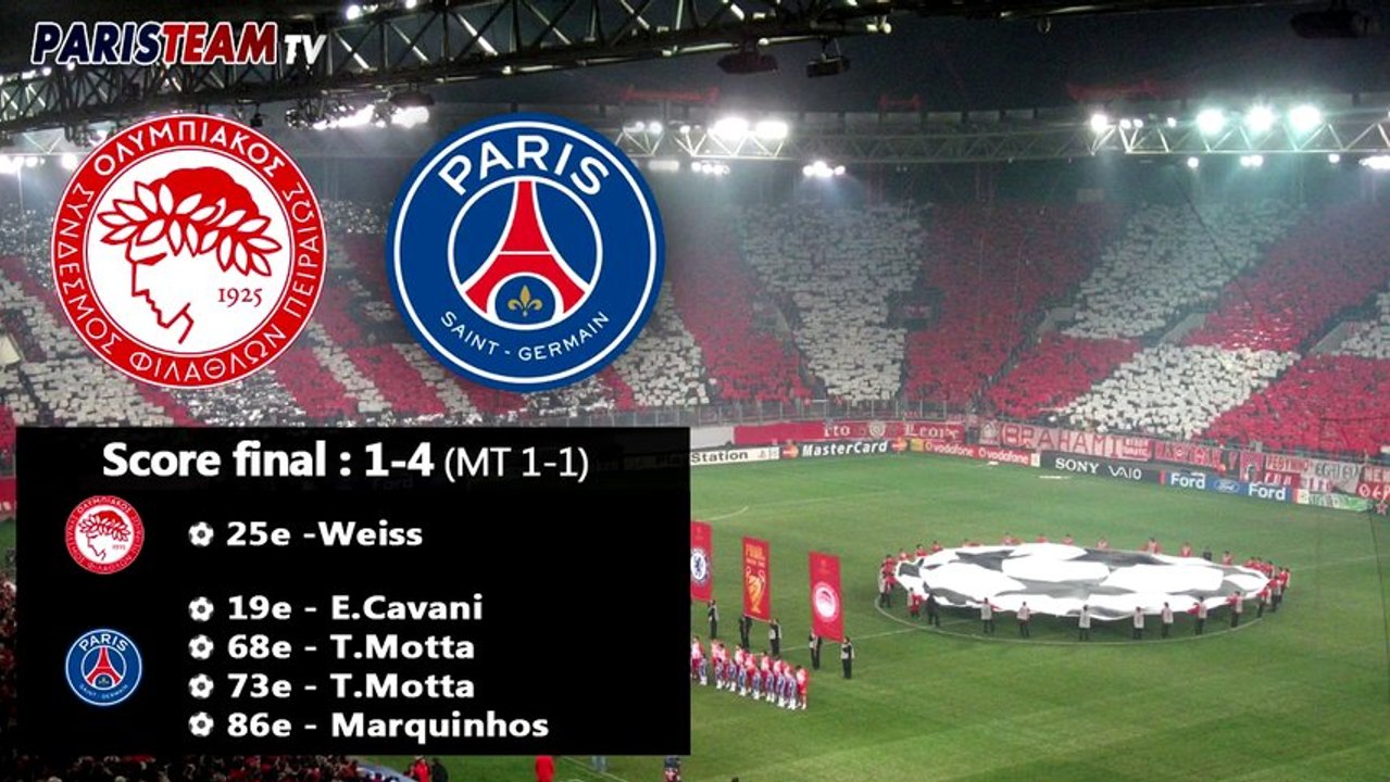 Olympiakos-PSG (1-4) : les notes