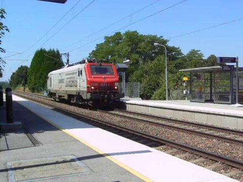 BB 37509 sur une marche HLP Dijon/Besançon à Dannemarie.
