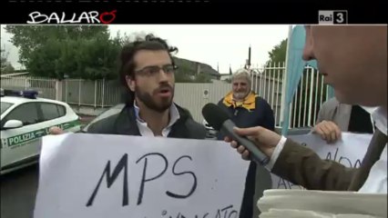 Ballarò: "Il gazebo del Pdl provoca gli insulti dei militanti della Festa Pd"