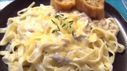 CHICKEN FETTUCINE ALFREDO