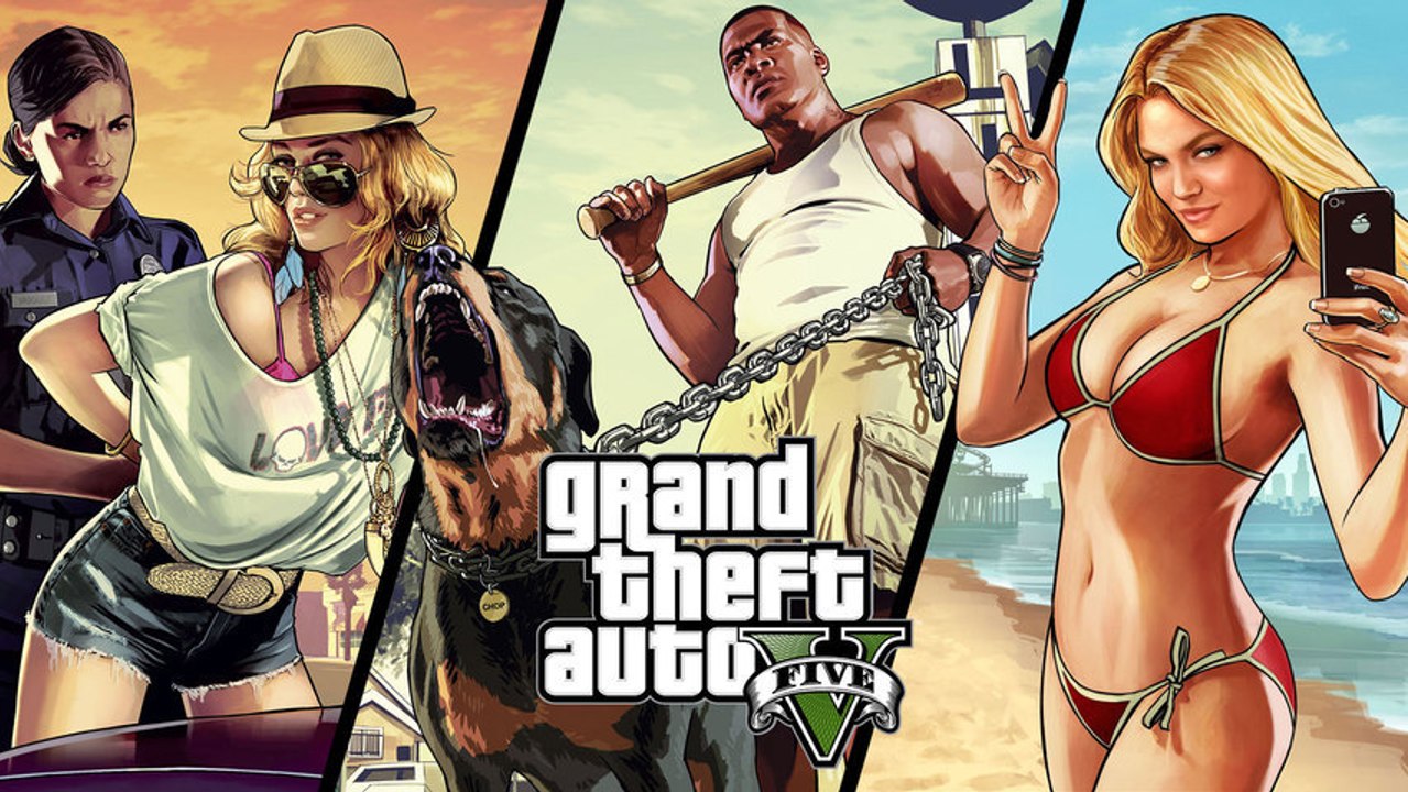 The beginning of: GTA 5 (Grand Theft Auto 5)