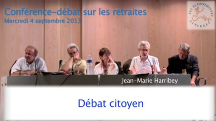 Conférence-débat sur les retraites 3/5 - Séminaire #1