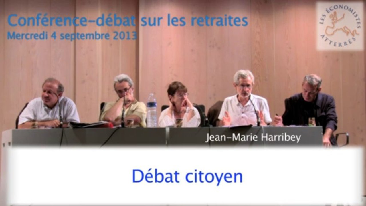 Conférence-débat sur les retraites 3/5 - Séminaire #1