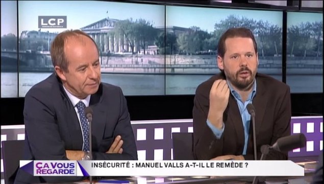 François Delapierre : Question d'insécurité et de Manuel Valls sur LCP