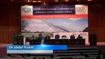 IADSR Conference 2013 Day 2 - 2. Certificate distribution and speakers