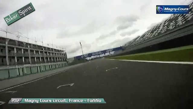 Magny Cours Circuit on board moto