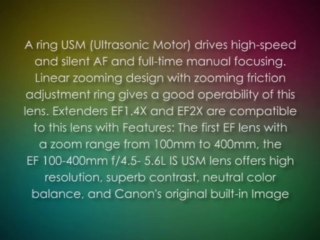 Canon EF 100-400mm f4.5-5.6LCanon EF 100-400mm