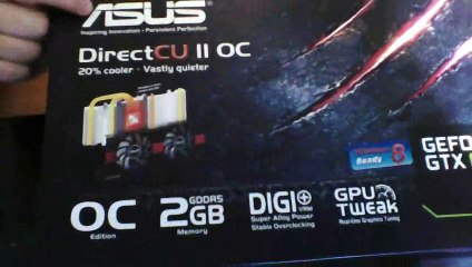 Asus GTX 660 Ti OC - Unboxing #2 SkinO