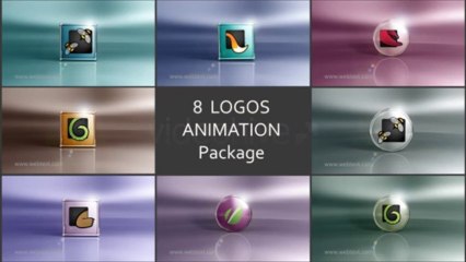 8 Logos Animation AE Project - After Effects Template