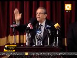 حسام عيسى ينسحب من مؤتمر دستور مصر الثورة بعد هتاف الطلاب ضد الضبطية