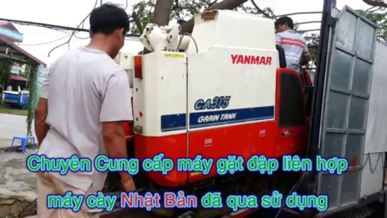 Mới về máy gặt đập liên hợp Yanmar CA 315- Máy gặt đập liên hợp Đăng Lê chuyên máy gặt  KUBOTA  ISEKI YANMAR giá rẻ nhất