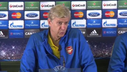 Groupe F - Wenger : "Je place Marseille au même niveau"