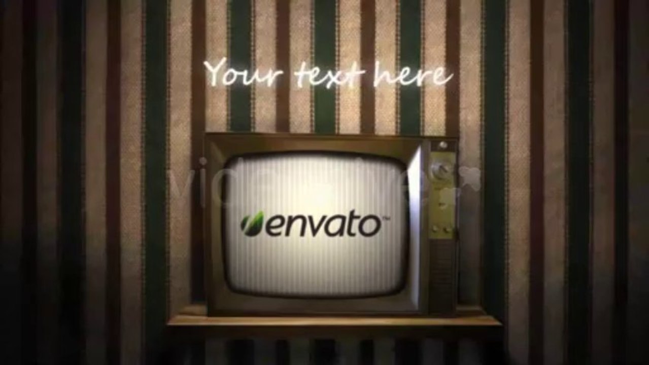 Old Broken TV - After Effects Template