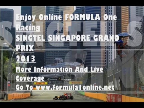 F1 SINGTEL SINGAPORE GRAND PRIX 2013 Race