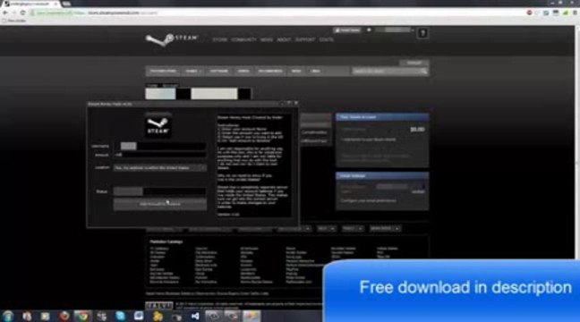 Steam Wallet Hack Pirater [Gratuit Download] Games working 2013