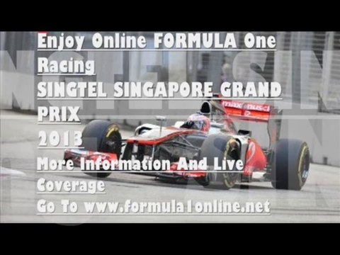 F1 SINGTEL SINGAPORE GRAND PRIX Race 20-22 Sep 2013 Full HD