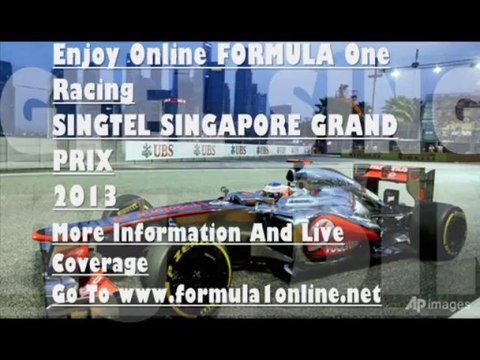 F1 SINGTEL SINGAPORE GRAND PRIX 2013 Sep 2013