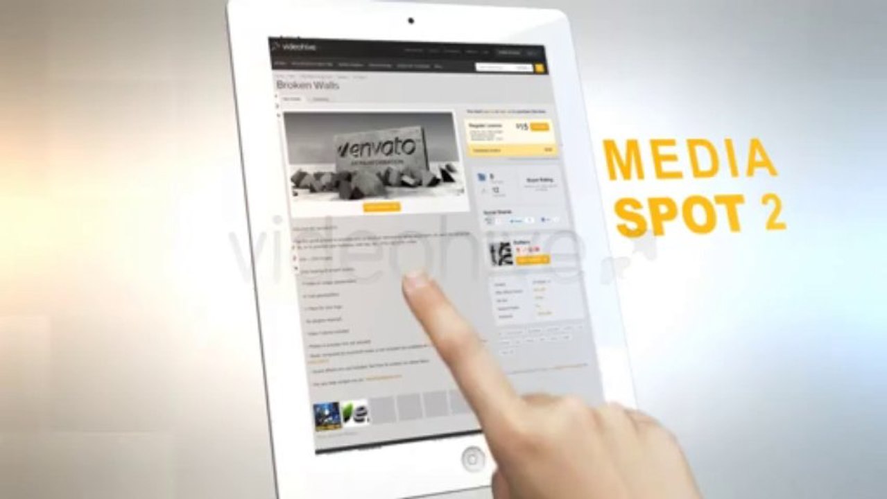 Web Page In Mobile - After Effects Template