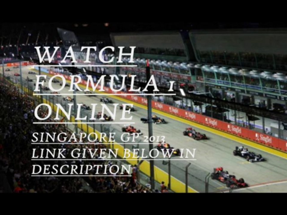 FORMULA 1 SINGTEL SINGAPORE GP