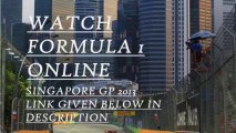 Live Stream 2013 FORMULA 1 SINGTEL SINGAPORE GP