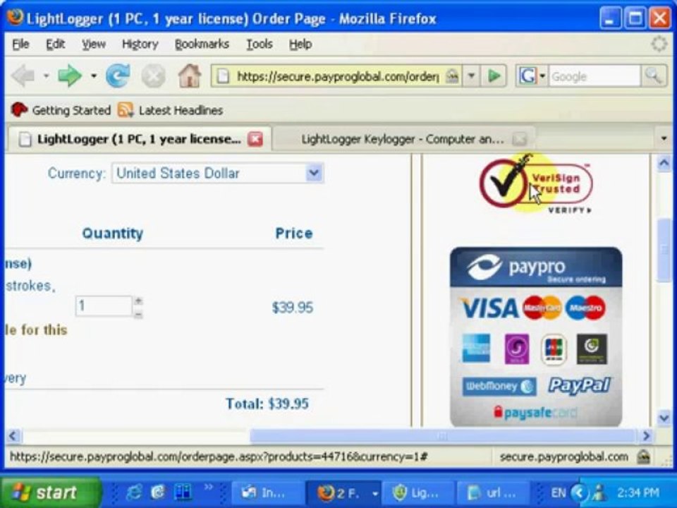 LightLogger Keylogger - Monitoring Software