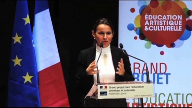 Conférence de presse d'Aurélie Filippetti sur l'éducation artistique et culturelle / volet numérique