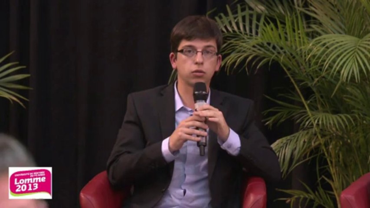 Université de rentrée du PS Nord - Intervention de Martin David-Brochen