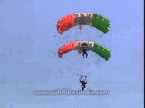 Demonstration of Paragliding