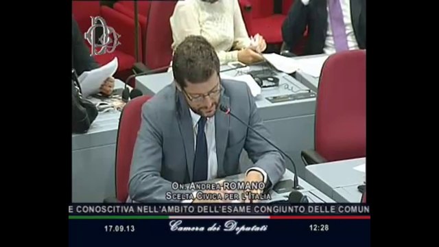 Roma - Audizione Rehn, Vicepresidente Commissione europea (17.09.13)