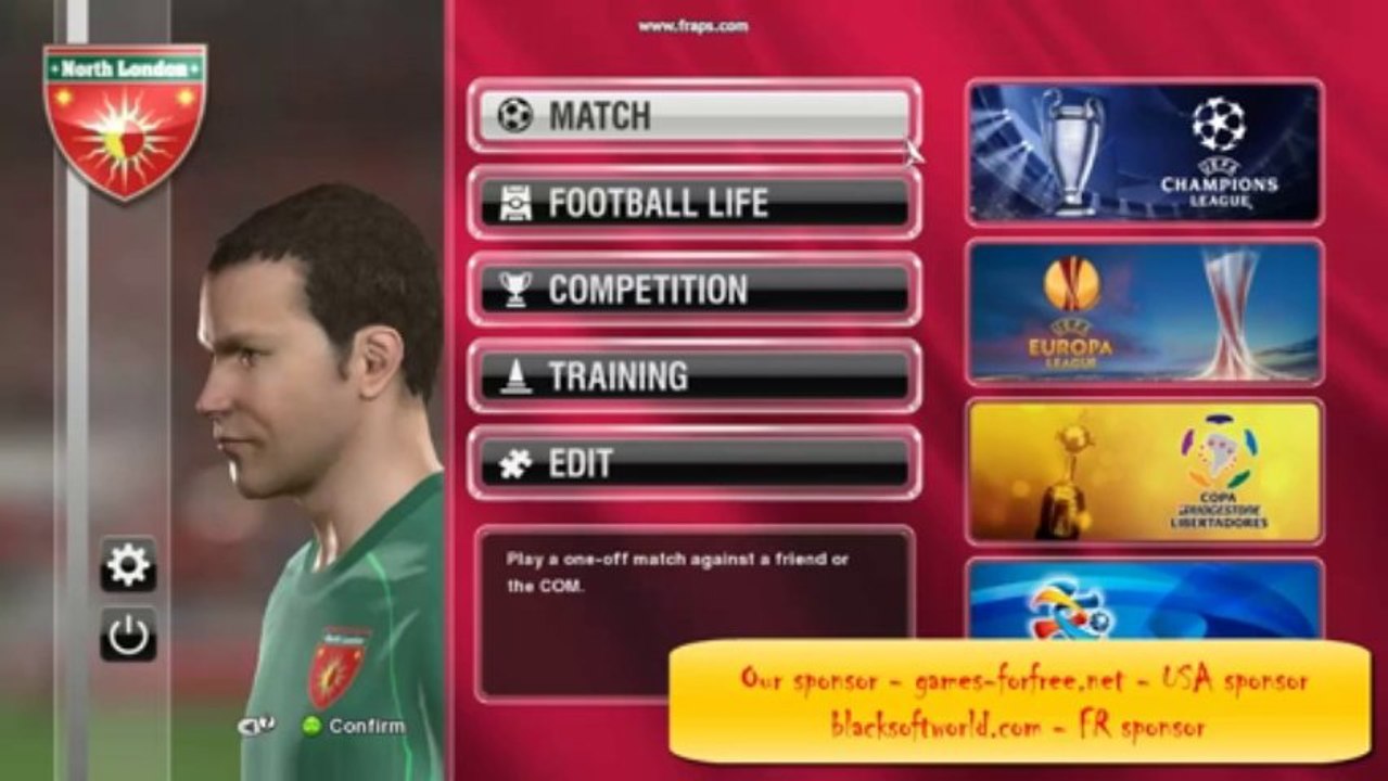 Pro Evolution Soccer 2014 (PES 14) Gameplay Proof of work keys - Preuve de touches de travail