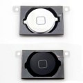 Hytparts.com-For iPhone 4S White Home Menu Button   Rubber Gasket Holder   Metal Spacer Repair Parts