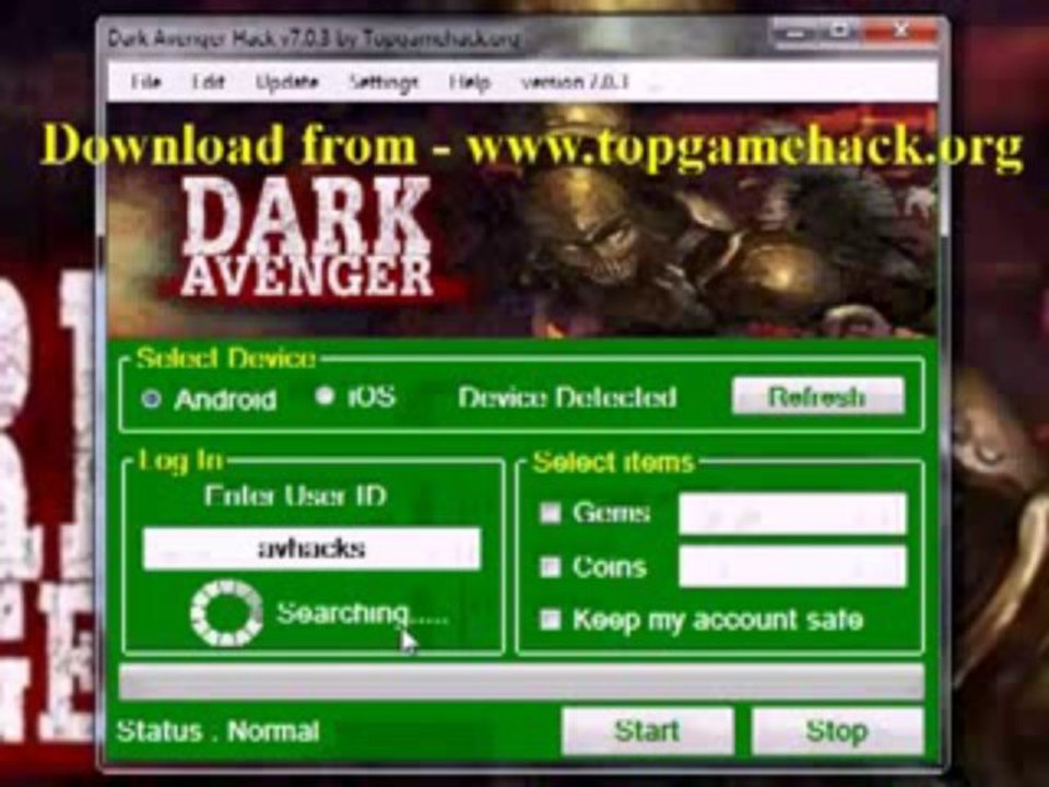 Dark Avenger Hack Pirater % Gratuit Download [Android _ iOS] 2013