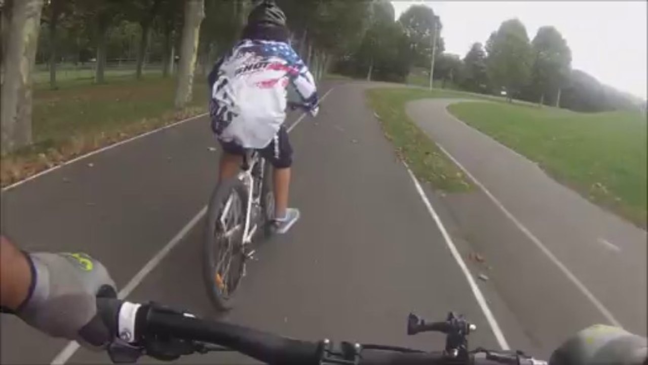 Ballade VTT dans Saint Etienne