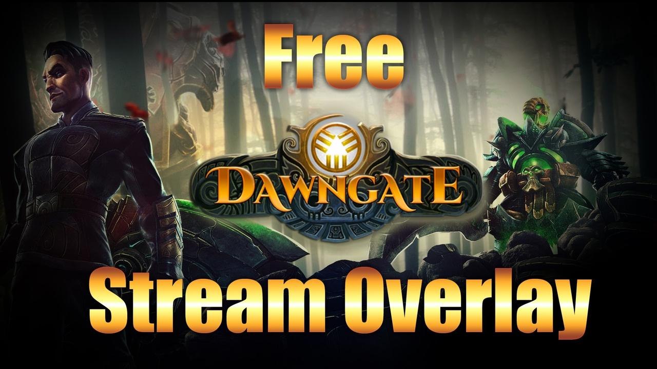 Free Dawngate Stream Overlay Pack 1 (Download in Description)