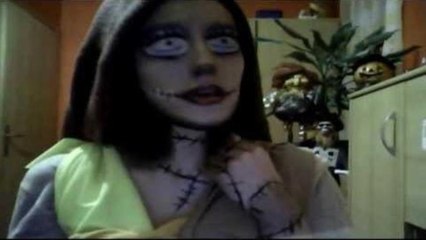 SALLY NIGHTMARE BEFORE CHRISTMASS make up