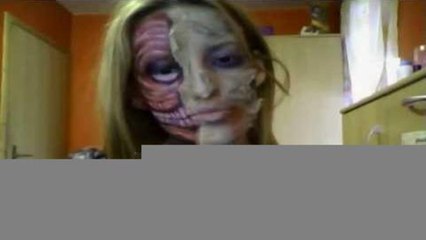 ZOMBIE make up TRANSFORMATION!!!