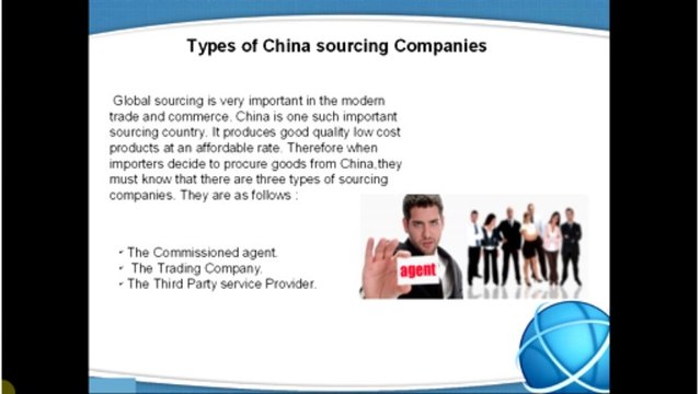 Types of China Sourcing Companies