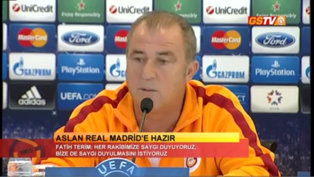 ŞAMPİYONLAR LİGİ - Basın Toplantısı - Fatih Terim ve Didier Drogba