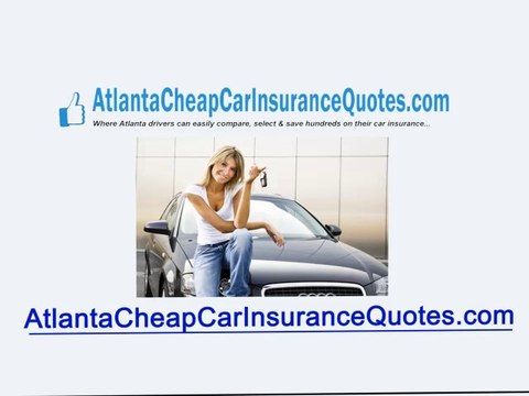 Atlanta Cheap Car Insurance - These Insurers Allow Many Drivers To Slash Rates By up to 45%. Try it