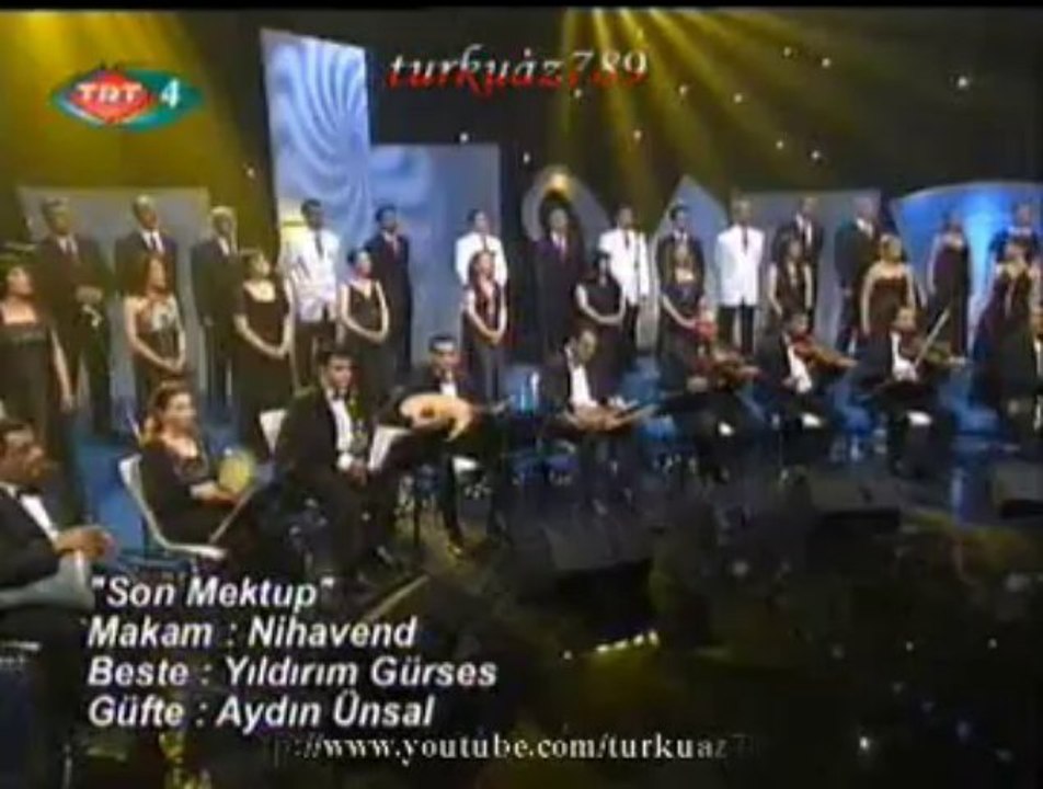 TÜRK KIZILAYI TÜRK MÜZİĞİ KOROSU-SON MEKTUP (Anla artık anla beni)