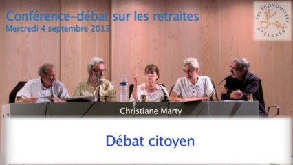Conférence-débat sur les retraites 5/5 - Séminaire #1