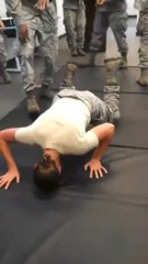 US Air Force troop gets tazed and grabs the D!
