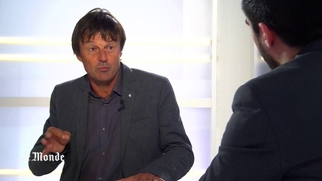 Nicolas Hulot : Ne prenons pas l'écologie comme un problème, mais comme une solution