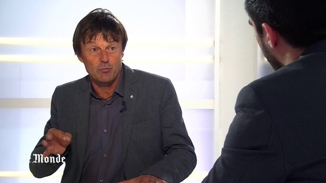 Nicolas Hulot : "Ne prenons pas l'écologie comme un problème, mais comme une solution"
