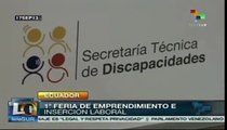 Ecuador: Feria de Inserción Laboral incluye a discapacitados