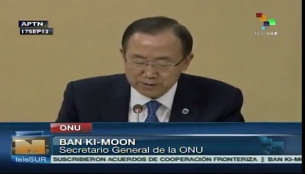 Ban Ki Moon pide una resolución concreta sobre Siria